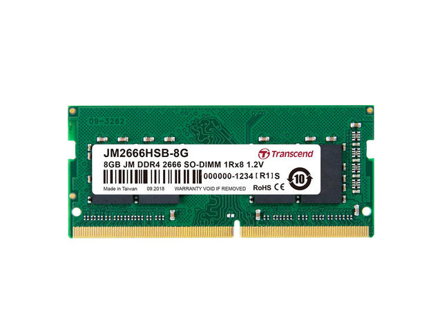 Оперативна памет 8GB Transcend DDR4 2666MHz 1Rx8 1Gx8