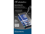 Защитно фолио Cellular line Second Glass 3D за Huawei P30 Pro