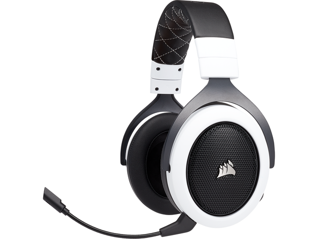 Слушалки Corsair HS70 WIRELESS White