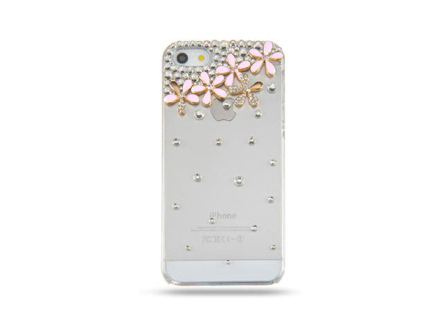 Калъфи Калъф Wikky Golden Flowers за iPhone 5 5flpink
