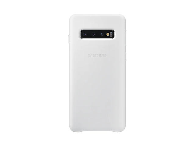 Калъфи Samsung Galaxy S10 Leather Cover White