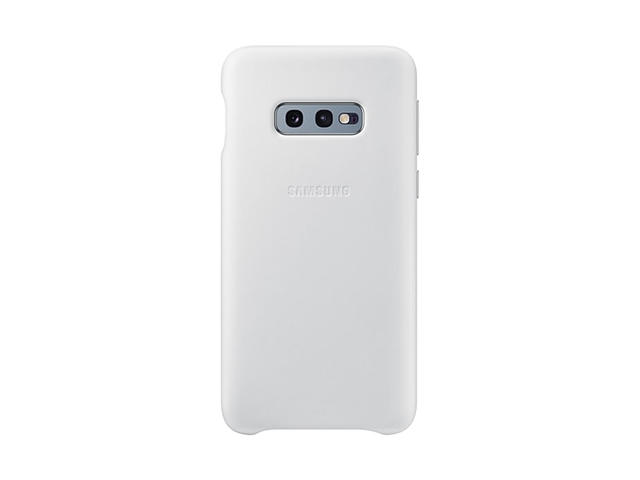 Калъфи Samsung Galaxy S10e Leather Cover White
