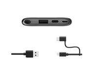 Външни батерии Hama "LED6S" Power Pack, 6000 mAh, anthracite 