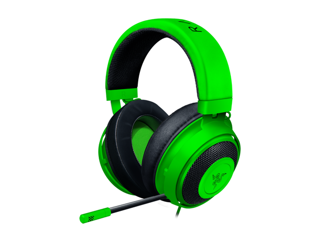 Слушалки Razer Kraken 2019, в зелено