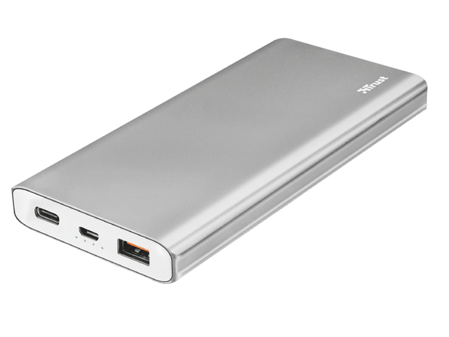 Външни батерии Trust Omni Thin Metal Powerbank 10.000 mAh USB-C QC3