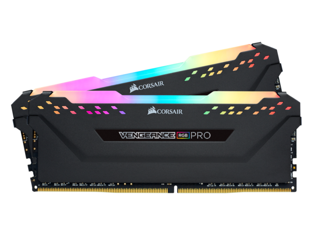 Оперативна памет 16GB (2x8GB) DDR4 2666MHz Corsair Vengeance RGB Pro