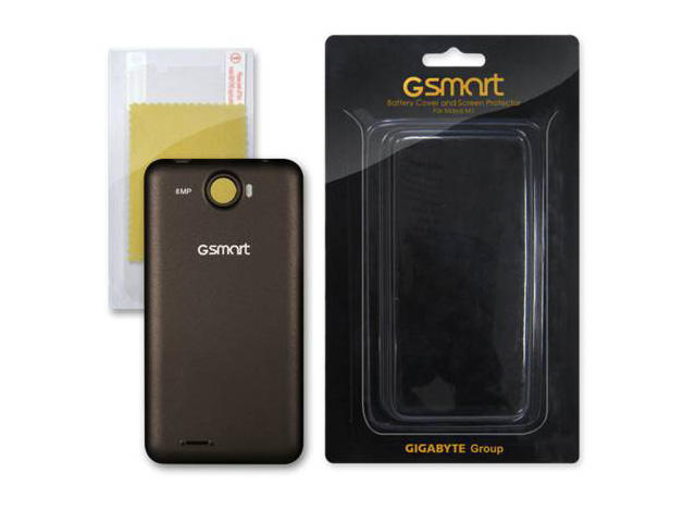 Калъфи Защитен гръб за Gigabyte GSmart MAYA M1, кафяв