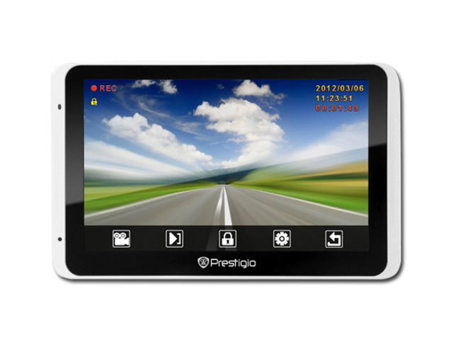 Таблети Prestigio GeoVision 5800BTHDDVR 4GB, черен цвят, с шарушена опаковка