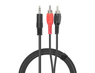 Кабели и Адаптери Speedlink Аудио Кабел 3.5mm Stereo M / 2x RCA M