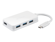 Кабели и Адаптери D-Link USB-C to 4-port USB 3.0 Hub