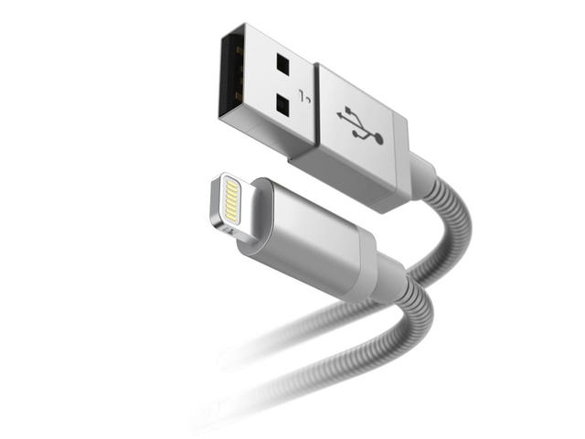 Кабели и Адаптери HAMA кабел за данни USB Lightning сребрист