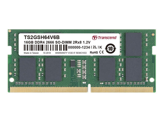 Оперативна памет 16GB Transcend DDR4 2666MHz 2Rx8 1Gx8