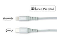 Кабели и Адаптери Torrii USB-C to Lightning Cable 1m White