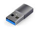 Кабели и Адаптери Satechi USB Male To USB-C Female Adapter Gray