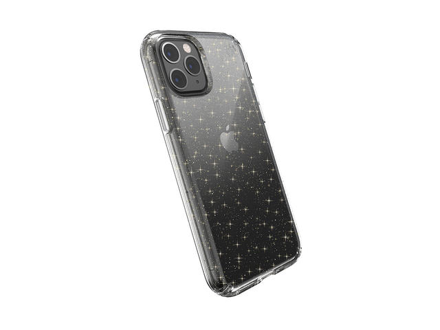 Калъфи Speck iPhone 11 Pro PRESIDIO CLEAR + GLITTER (CLEAR WITH GOLD GLITTER/CLEAR)