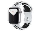 Смарт часовници Apple Watch Nike S5 GPS 40mm Silver Aluminium Case with Pure Platinum/Black Nike Sport Band