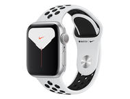 Смарт часовници Apple Watch Nike S5 GPS 44mm Silver Aluminium Case with Pure Platinum/Black Nike Sport Band
