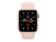 Смарт часовници Apple Watch S5 GPS, 40mm Gold Aluminium Case with Pink Sand Sport Band
