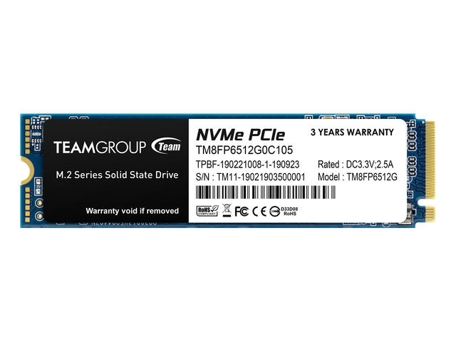SSD 512GB Team Group MP33 M.2 NVMe