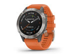 Смарт часовници Garmin Fenix 6 Sapphire Titanium with Ember Orange Band