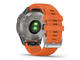 Смарт часовници Garmin Fenix 6 Sapphire Titanium with Ember Orange Band