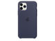 Калъфи Apple iPhone 11 Pro Silicone Case, тъмносин