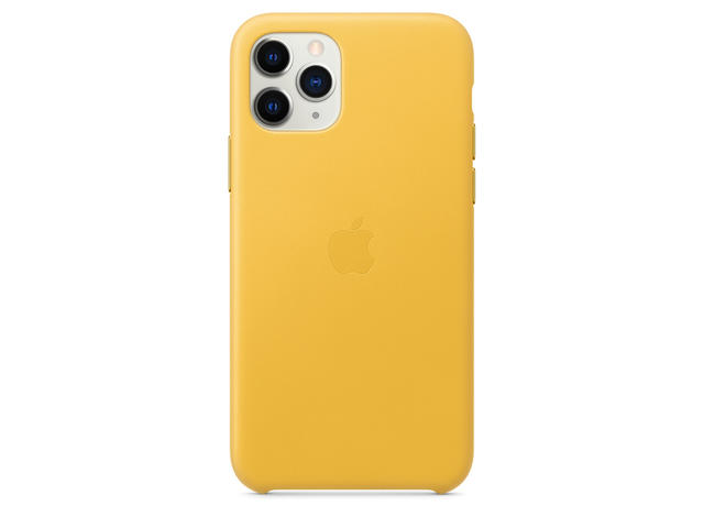 Калъфи Apple iPhone 11 Pro Leather Case, Meyer Lemon