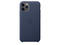 Калъфи Apple iPhone 11 Pro Leather Case, Midnight Blue