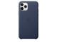 Калъфи Apple iPhone 11 Pro Leather Case, Midnight Blue