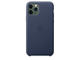Калъфи Apple iPhone 11 Pro Leather Case, Midnight Blue