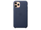 Калъфи Apple iPhone 11 Pro Leather Case, Midnight Blue
