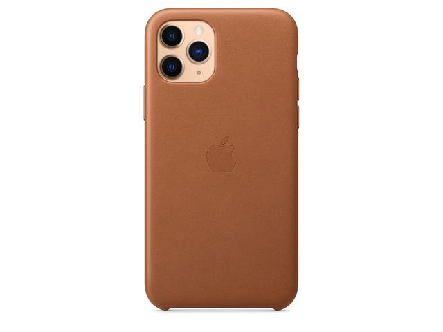Калъфи Apple iPhone 11 Pro Leather Case, Saddle Brown
