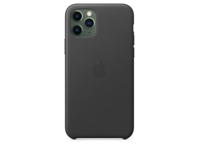 Калъфи Apple iPhone 11 Pro Leather Case, Black