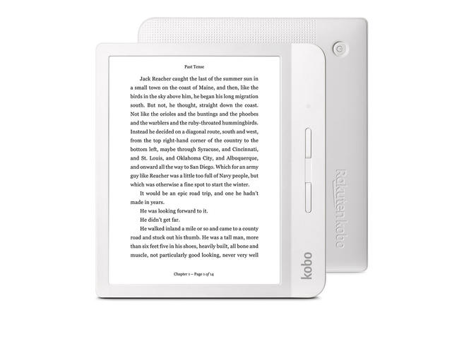 E-reader Kobo Libra H2O, в бяло