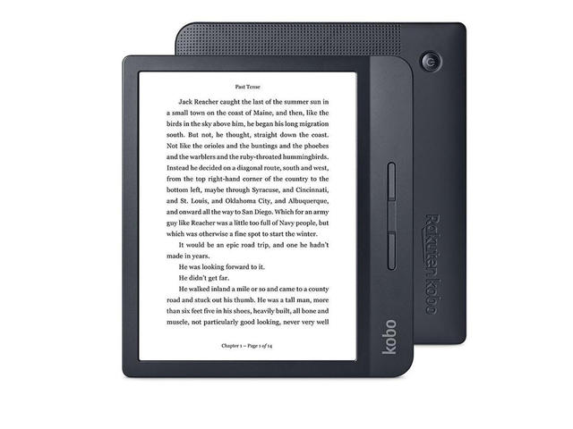 E-reader Kobo Libra H2O, в черно