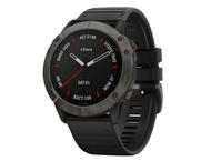 Смарт часовници Garmin Fenix 6X Sapphire - Carbon Gray DLC with Black Band
