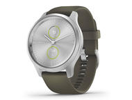 Смарт часовници Garmin Vivomove Style Silver/Moss Green