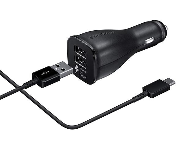 Зарядни устройства Samsung Fast Charging Dual Car Charger (Type C)