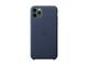 Калъфи Apple iPhone 11 Pro Max Leather Case - Midnight Blue