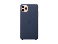 Калъфи Apple iPhone 11 Pro Max Leather Case - Midnight Blue