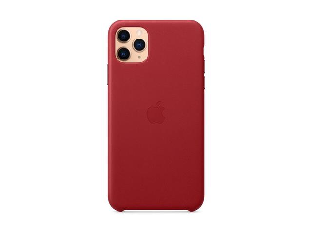 Калъфи Apple iPhone 11 Pro Max Leather Case - (PRODUCT)RED