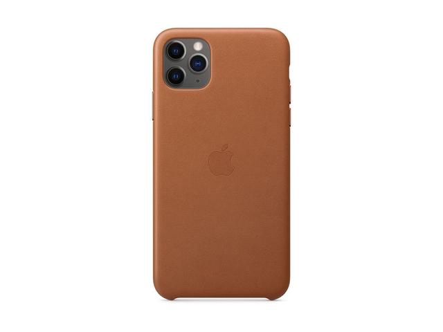 Калъфи Apple iPhone 11 Pro Max Leather Case - Saddle Brown
