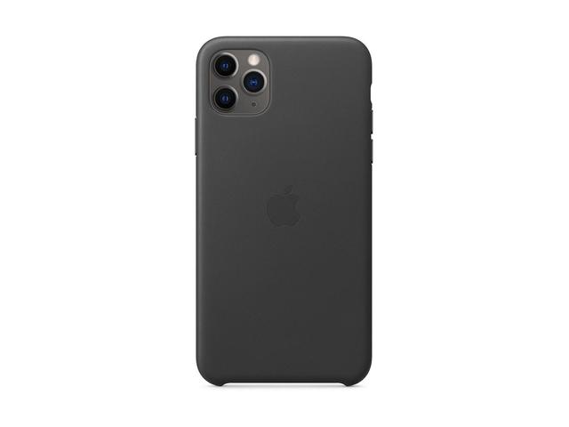 Калъфи Apple iPhone 11 Pro Max Leather Case - Black