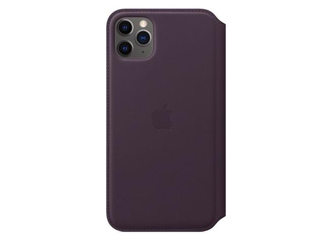 Калъфи Apple iPhone 11 Pro Max Leather Folio - Aubergine (Seasonal Autumn 2019)