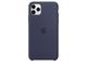 Калъфи Apple iPhone 11 Pro Max Silicone Case, Midnight Blue