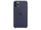 Калъфи Apple iPhone 11 Pro Max Silicone Case, Midnight Blue
