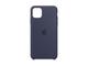 Калъфи Apple iPhone 11 Pro Max Silicone Case, Midnight Blue