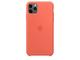 Калъфи Apple iPhone 11 Pro Max Silicone Case, Clementine (Orange) (Seasonal Autumn 2019)