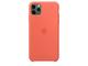 Калъфи Apple iPhone 11 Pro Max Silicone Case, Clementine (Orange) (Seasonal Autumn 2019)