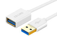 Кабели и Адаптери CE-Link USB 3.0 Extension Cable White 2m